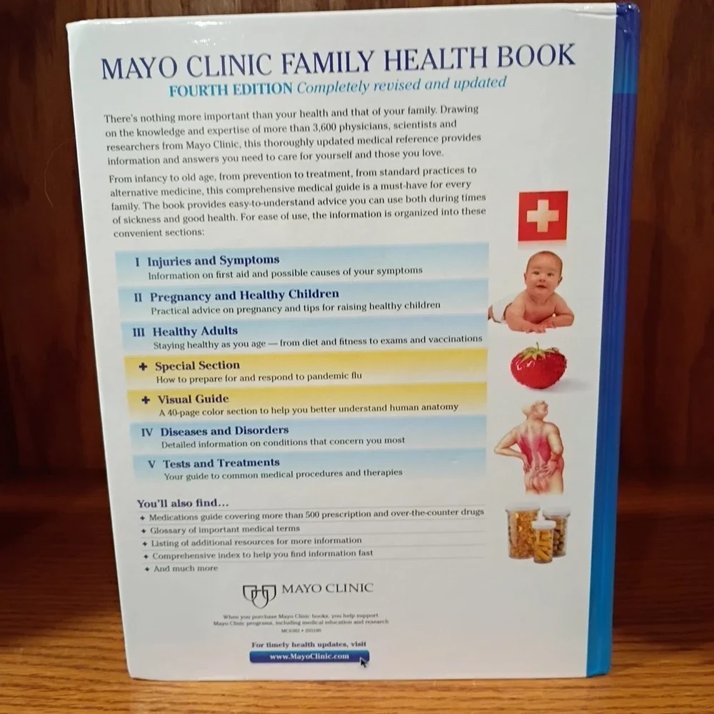Mayo Clinic Family Health Book Fourth Edition 2009 Hardcover Revised Updated